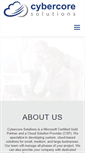 Mobile Screenshot of cybercoresolutions.com
